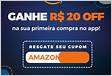 Amazon oferece cupom de R 50 para compras com cartão Vis